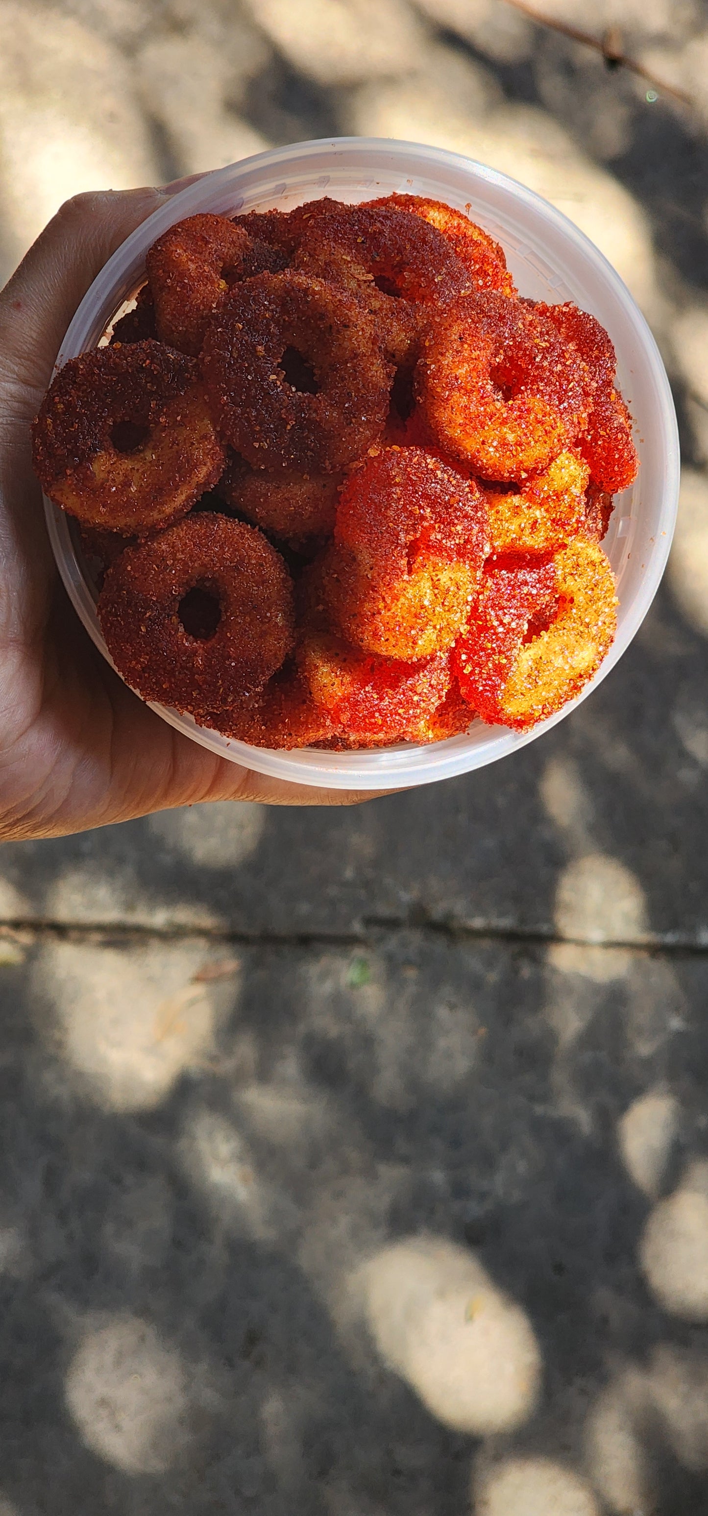 Yummy Chamoy Peach Rings